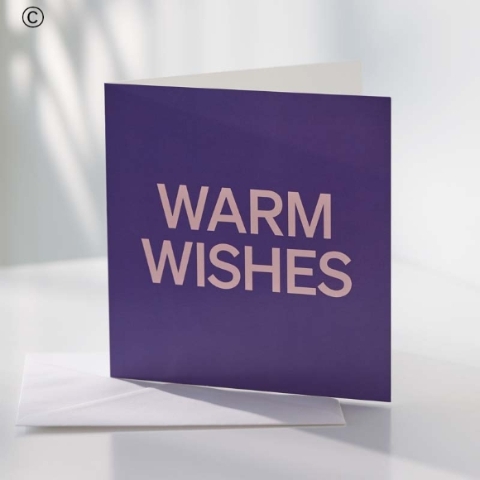 Warm Wishes Winter Trending Greetings Card